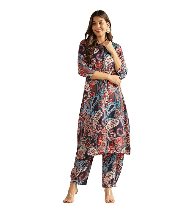 Leriya Fashion Ethnic Co Ord Set | Casual Wear Pant Top Set
