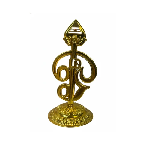 Golden Lord Murugan OM Vel Idol