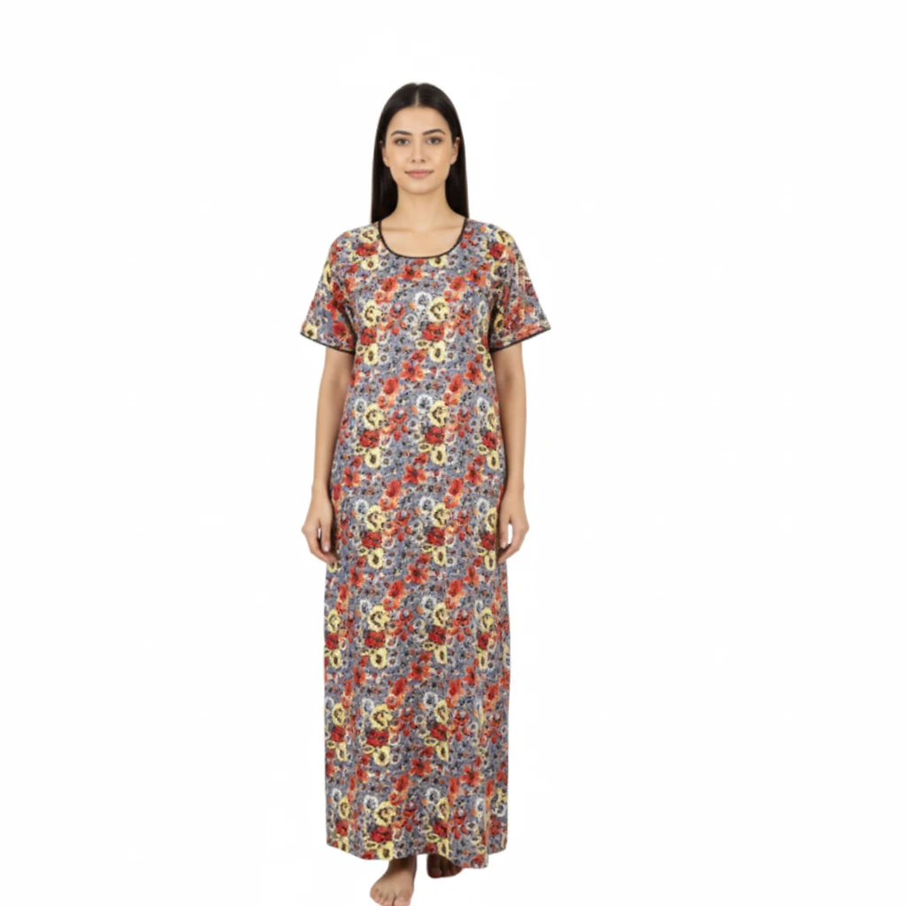 Women’s Cotton Printed Nighty