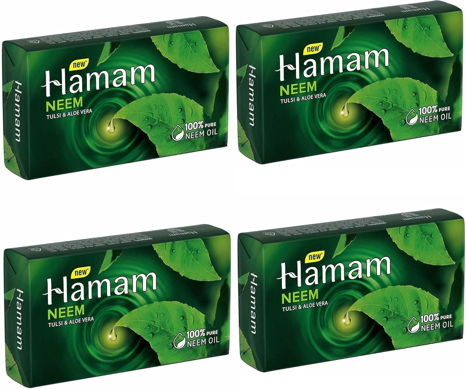 HAMAM Bath soap 150gm pack of 4
