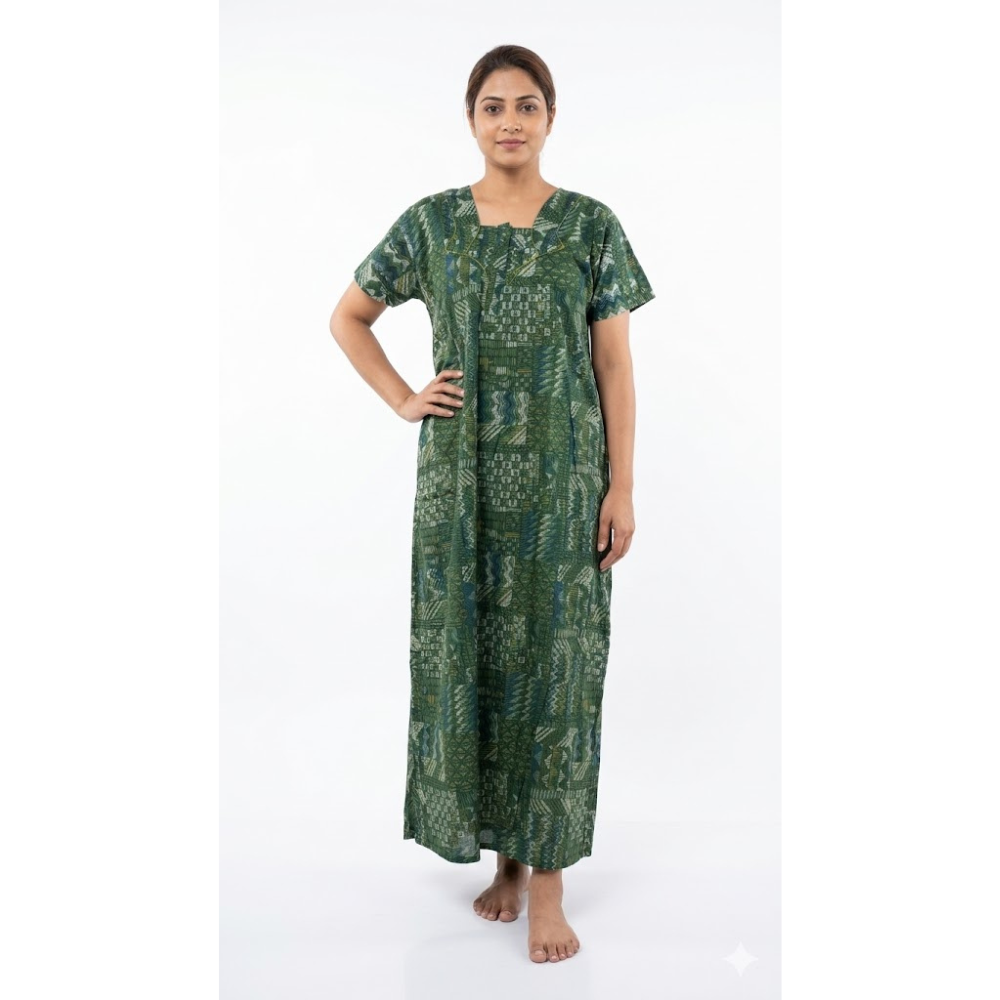 Forest Pattern Casual Maxi