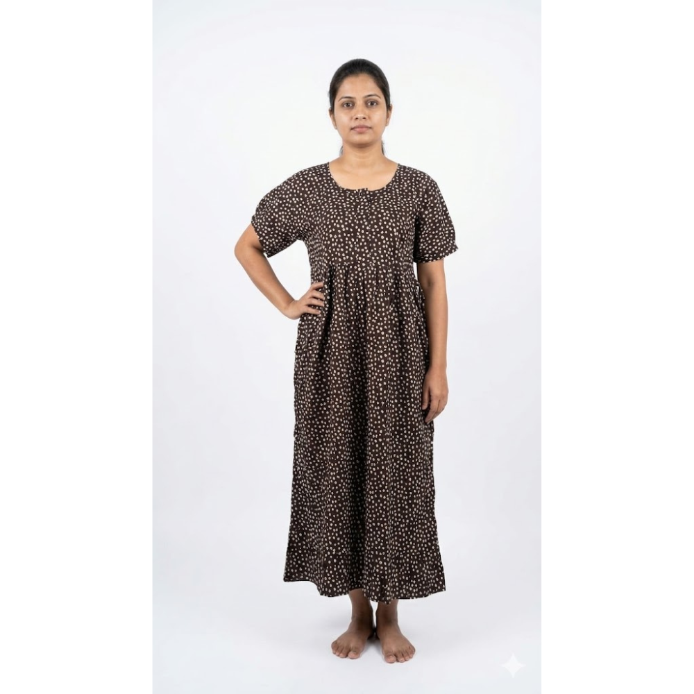 Cocoa Polka Flow Dress