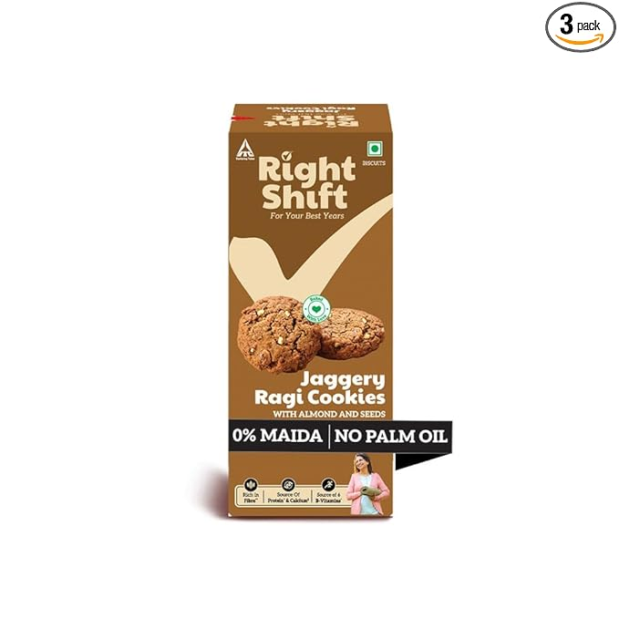 Right Shift Jaggery Ragi Cookies
