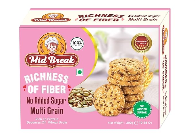 MidBreak No Added Sugar Multigrain Cookies