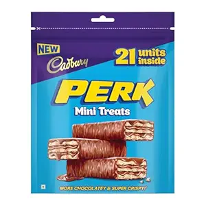 Cadbury Perk Mini Treats Chocolate Coated Wafers Bars