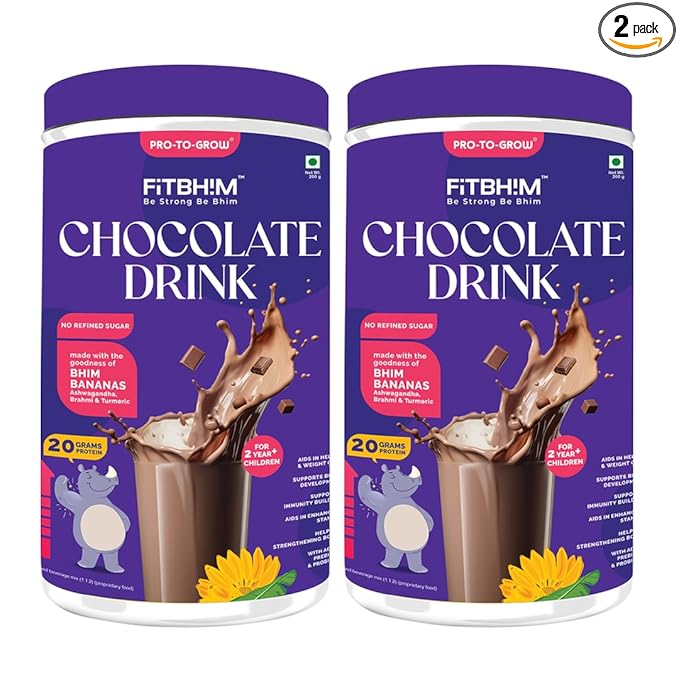 Pro To Grow Fitbhim Chocolate Nutrition Drink